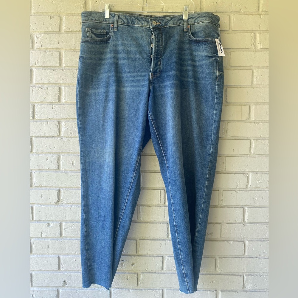 🏷️NWT Old Navy - High-Rise O.G. Straight Ankle. Secret Smooth Pockets